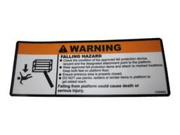 DECAL,FALL HAZARD