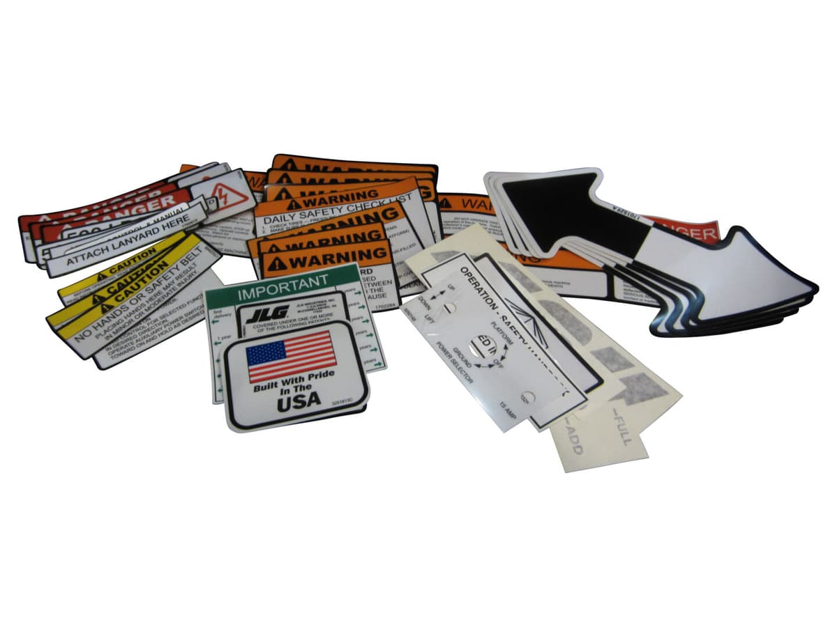 KIT,DECAL & PLACARD 40H