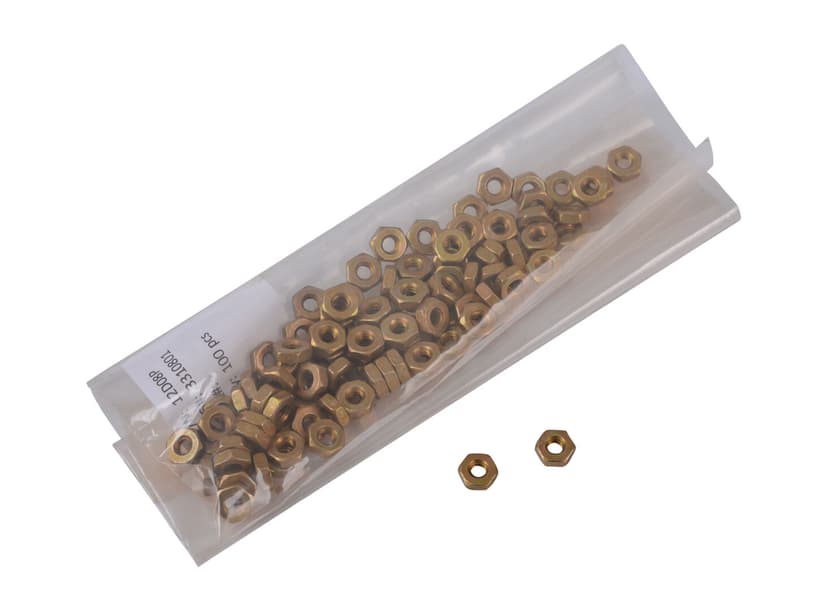 NUT HEX#8-32REG.HT.QTY=100